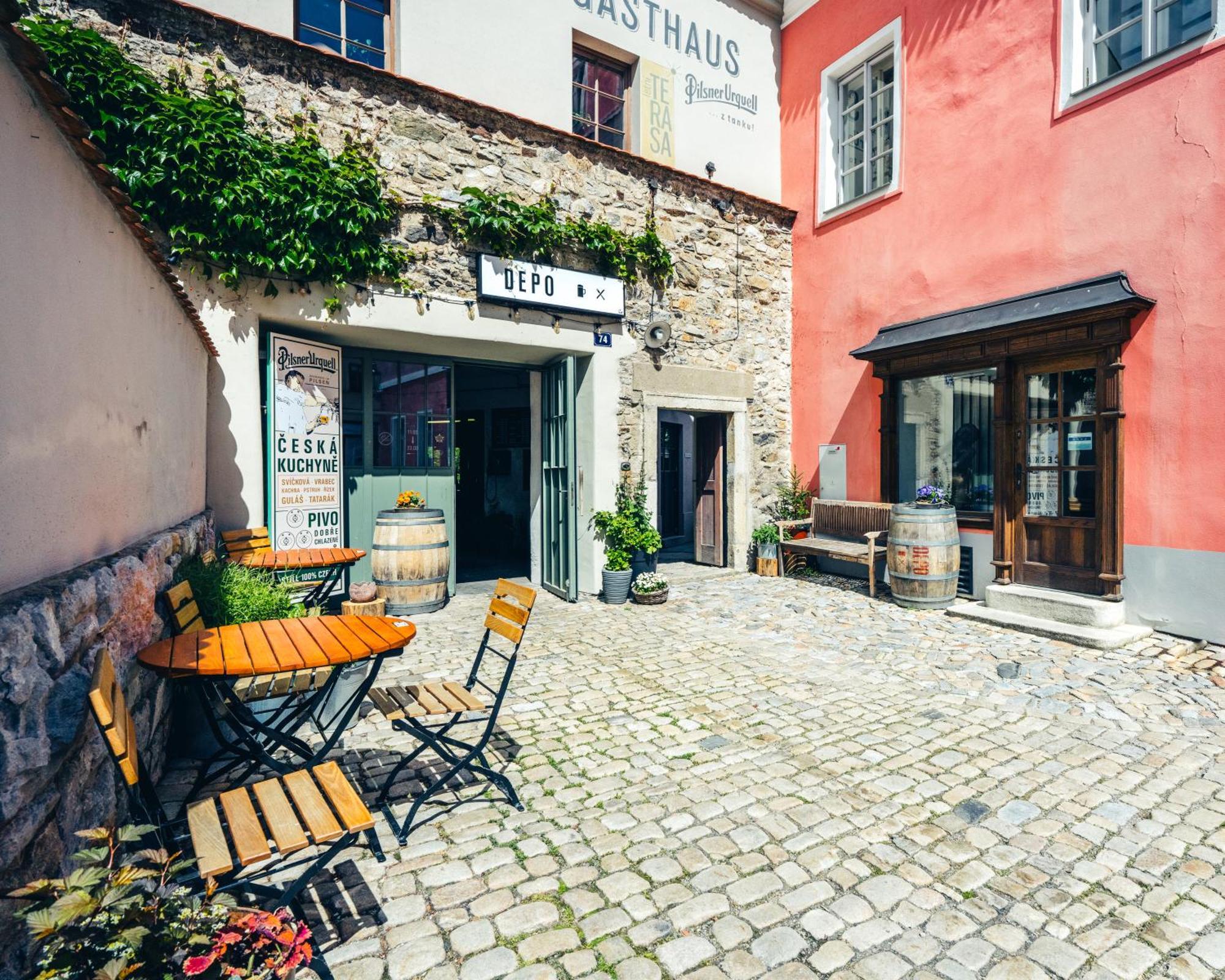 Hotel Latran Český Krumlov المظهر الخارجي الصورة
